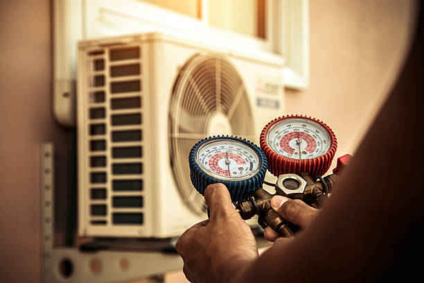 Professional Heat Pump Repair technician working in Sheppton, PA